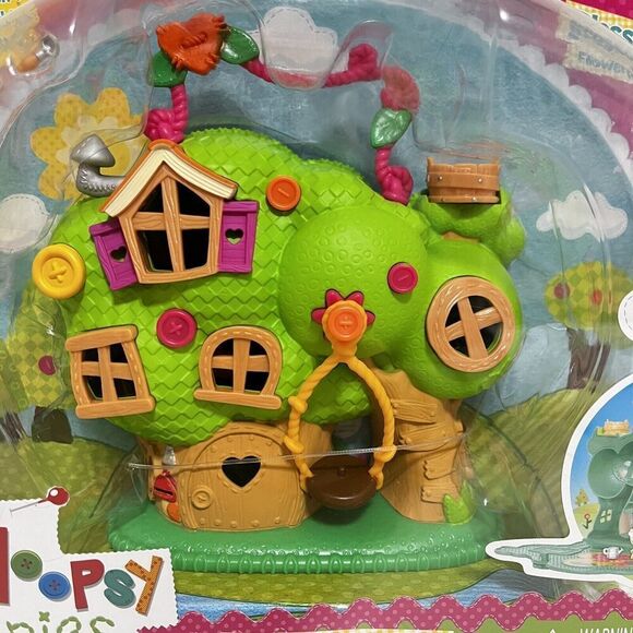 Lalaloopsy Tinies Treehouse Blossom Flowerpot Play n Go Playset 2014 NEW - Picture 4 of 16